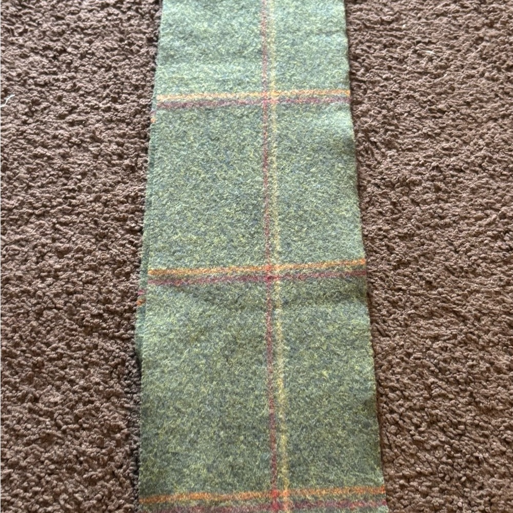 Green Plaid Scarf